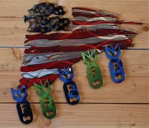 Key Hook Tattered Flag